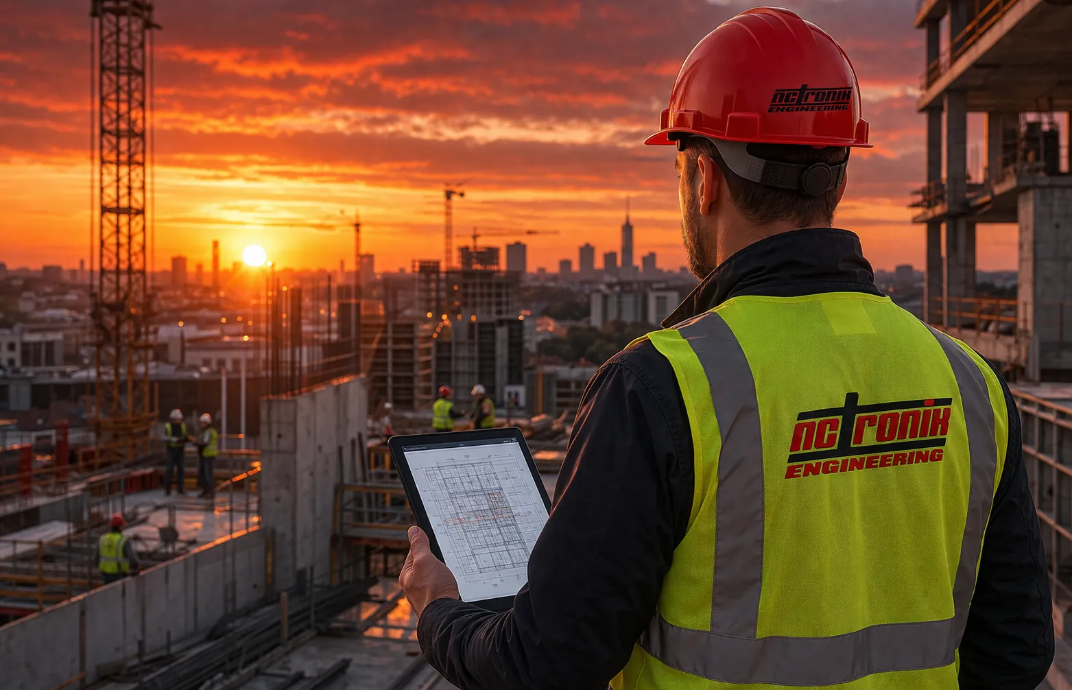 Bauleitung und Projektkontrolle auf der Baustelle